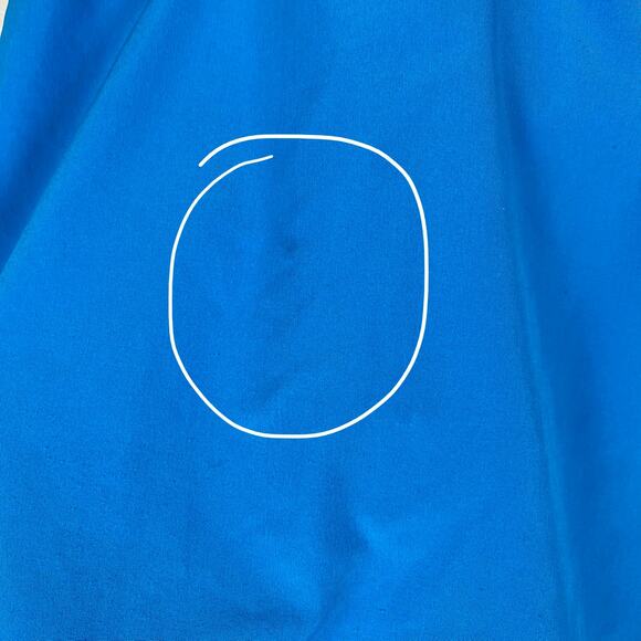 Lucy Activewear Color Block Skort in Blue and Gray - Picture 3 of 6